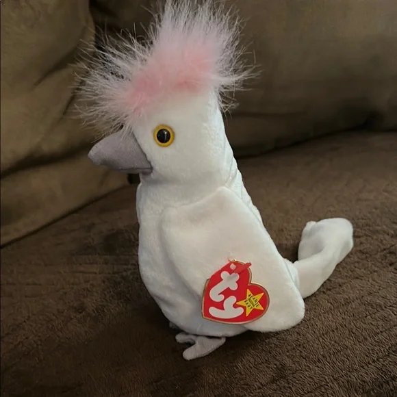 Ty Plush Bird Toy Set - Red, White, Blue - Picture 3 of 5